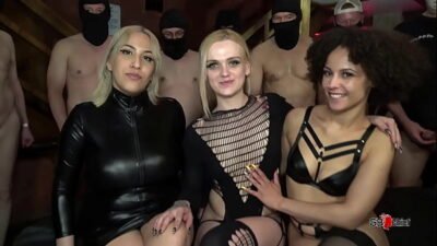 3 cum craving girls creampie gangbang