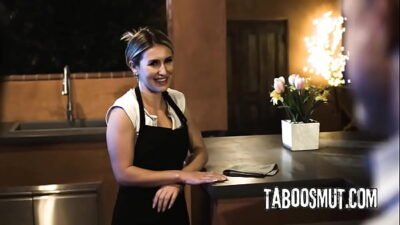 Blonde waitress getting DP by two lawyers