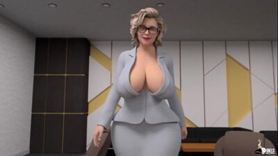 Busty Jewish Secretary sucks and fucks her black boss