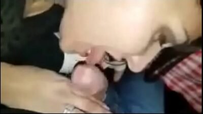 Handjob & Blowjob in a restaurant