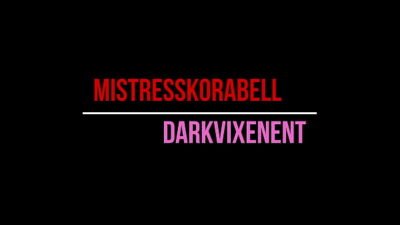 Mistress Kora Bell Dominates MILF Daddy’s Dark Vixen by Flogging, Spanking & Fucking her with a Strapon